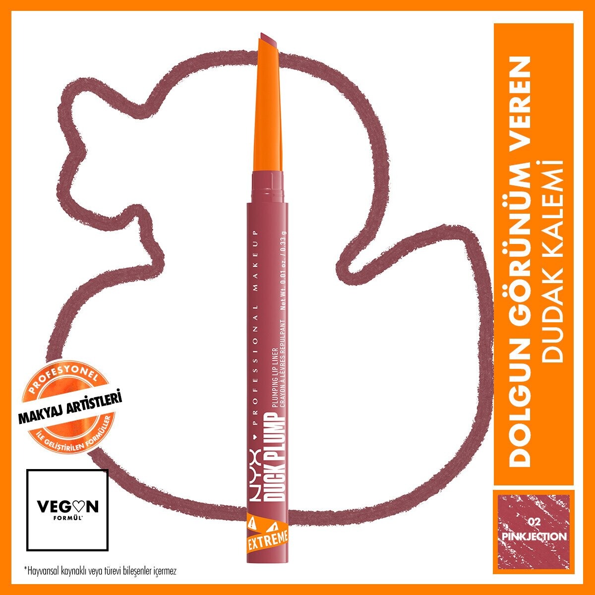 مداد لب حجم‌دهنده نیکس