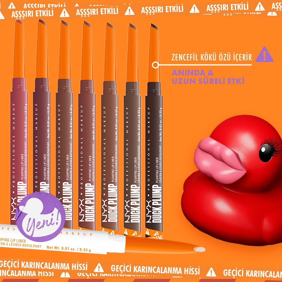 مداد لب حجم‌دهنده NYX