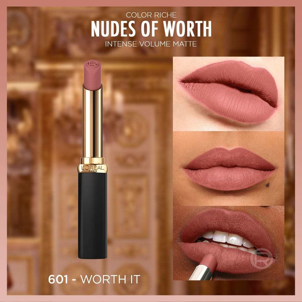 رژ لب مات حجم‌دهنده لورآل پاریس