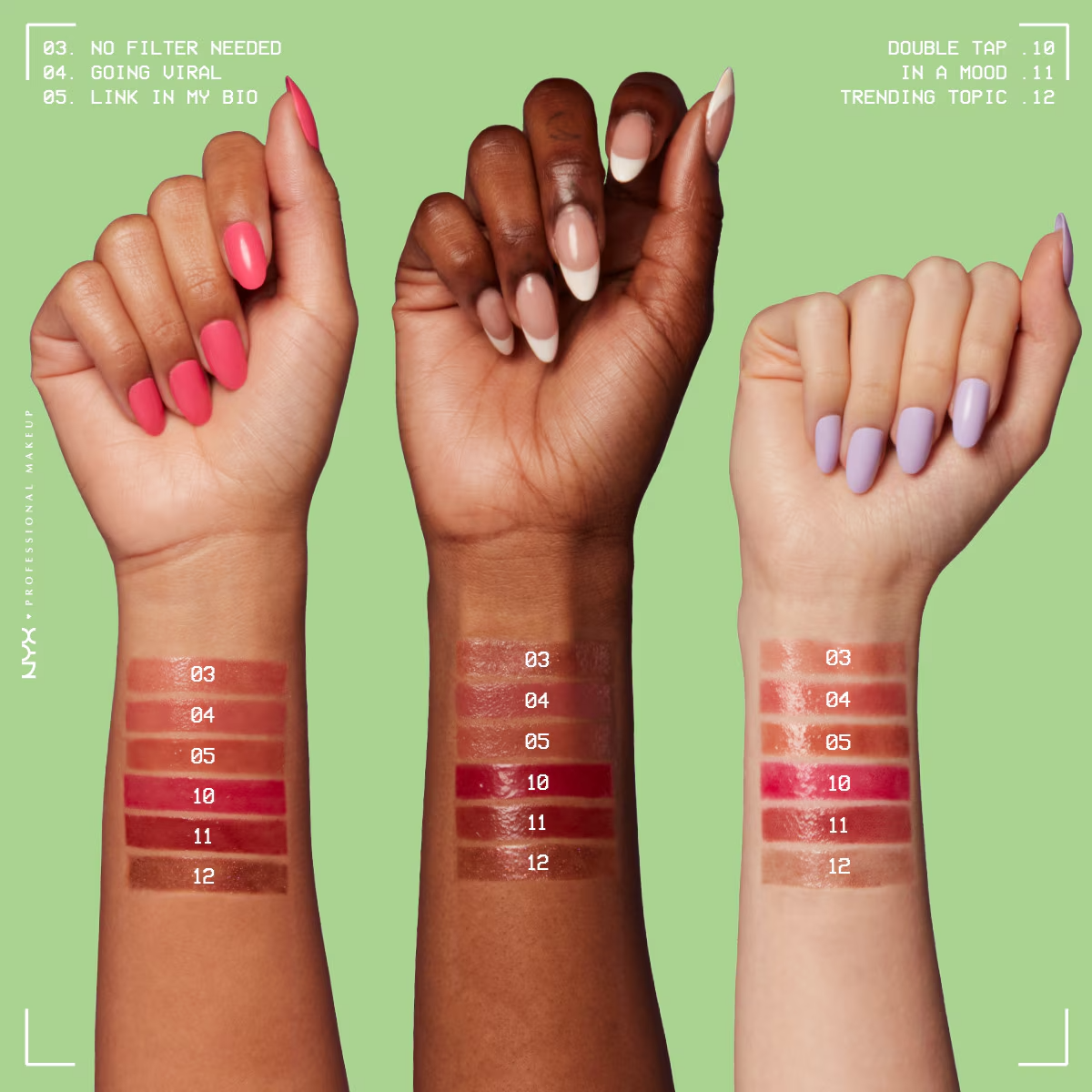 بالم لب و براق‌کننده نیکس