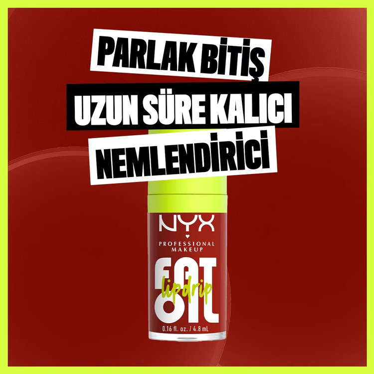 نییکس پروفشنال میکاپ فَت اویل لیپ دریپ براقکننده لب لوسین 'کون ترول'