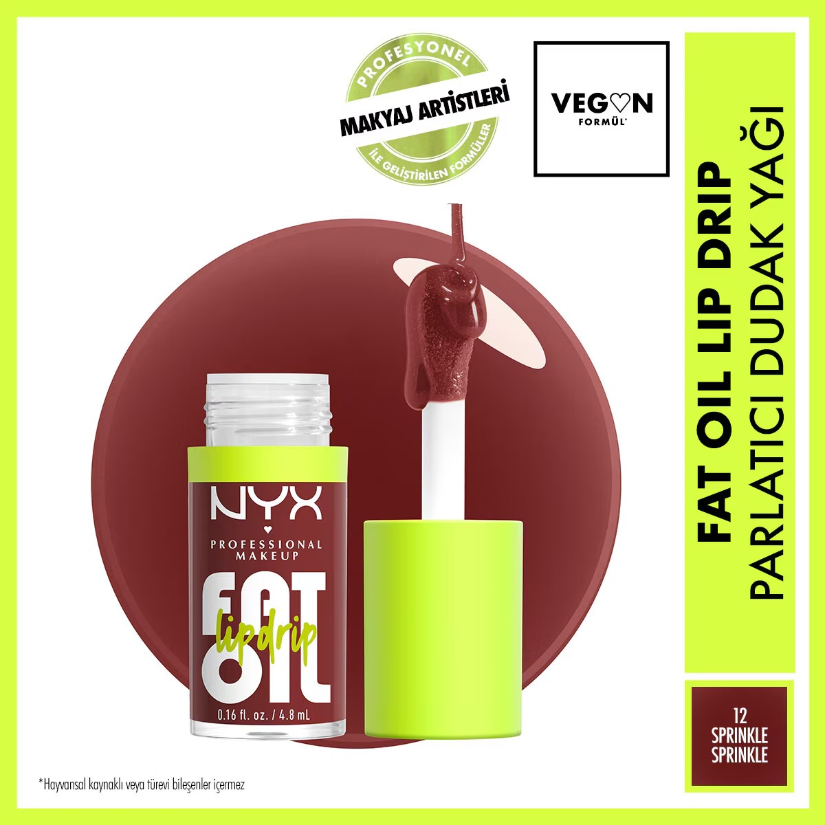 نییکس پروفشنال میکاپ فَت اویل لیپ دریپ روغن لب