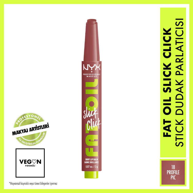 نیکس پروفشنال میکاپ روغن لب چرب Click Parlatıcı Dudak Balmı Profilepic