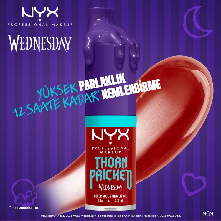 نیکس پروفشنال میکاپ روغن لب Wednesday Mystery Thorn Pricked