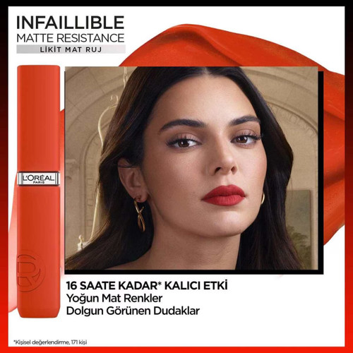لورآل پاریس رژ لب مایع مات Infaillible Matte Resistance شماره 230 Shopping Spree
