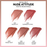 لورآل پاریس رژ لب مایع مات Infaillible Matte Resistance شماره 645 Crush Alert