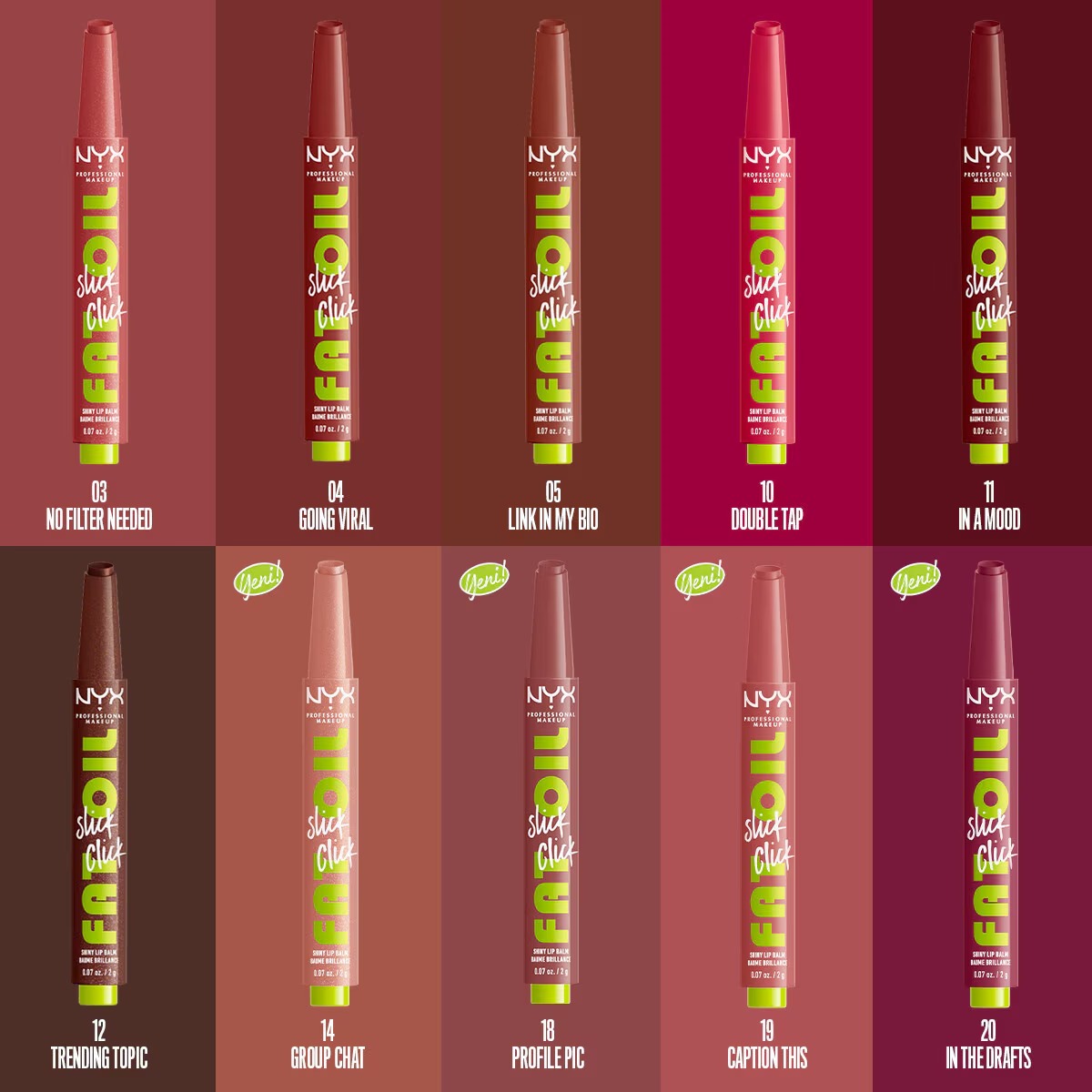 بالم لب براق و روغنی نیکس