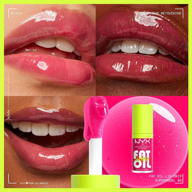 رژ لب روغنی و براقکننده نیکس مدل Fat Oil Lip Drip