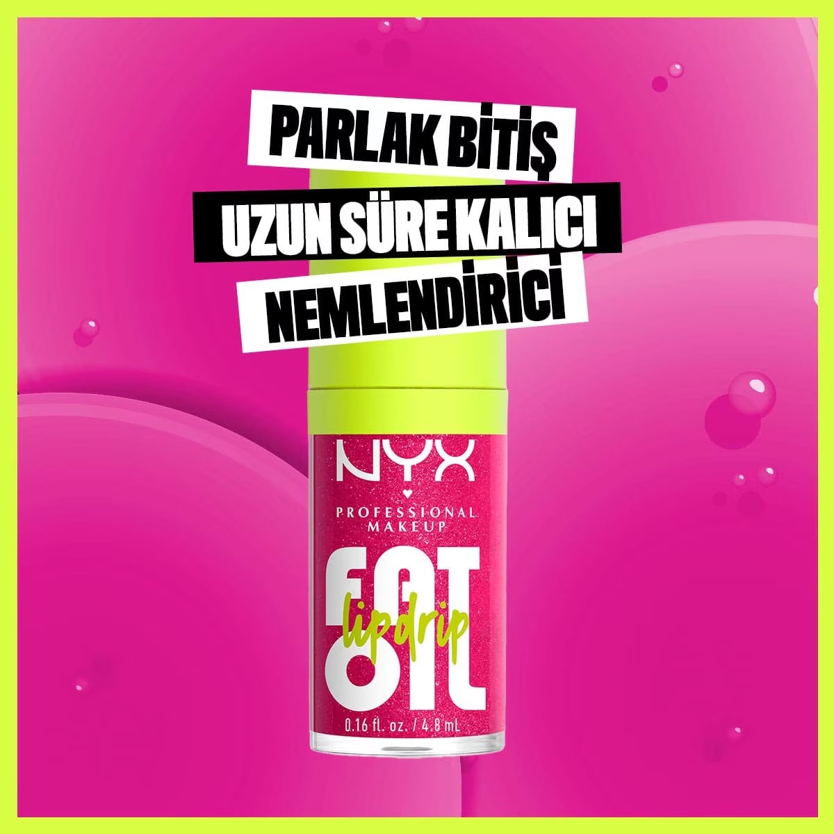 رژ لب روغنی و براق‌کننده نیکس مدل Fat Oil Lip Drip