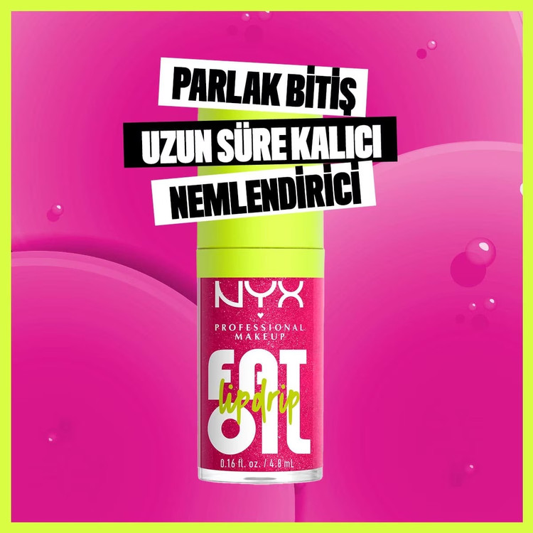 رژ لب روغنی و براقکننده نیکس مدل Fat Oil Lip Drip