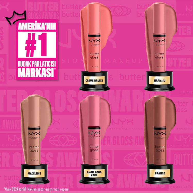 برق لب باتر نیکس پروفشنال میکاپ شماره Crème Brulée