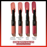 لورآل پاریس اینفایبل ۲ مرحلهای رژ لب مایع و بالم ۲۴ ساعته شماره ۸۰۱ توژور توفی