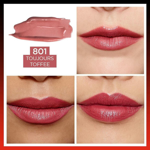 لورآل پاریس اینفایبل ۲ مرحلهای رژ لب مایع و بالم ۲۴ ساعته شماره ۸۰۱ توژور توفی