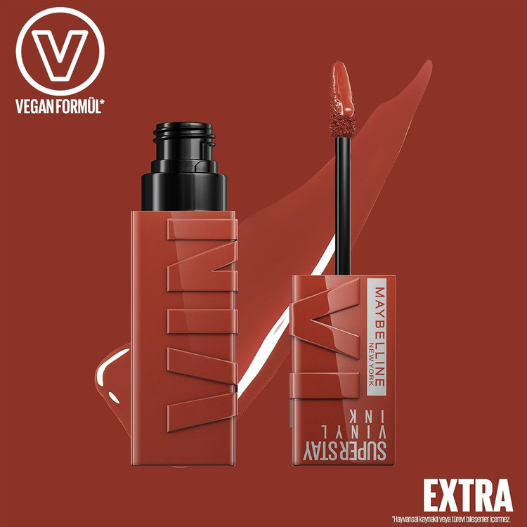 میبلین نیویورک سوپر استی وینیل اینک رژ لب مایع براق شماره ۱۳۰ اکسترا