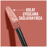 میبلین نیویورک سوپر استی وینیل اینک رژ لب مایع براق شماره ۱۰۰ چارمد